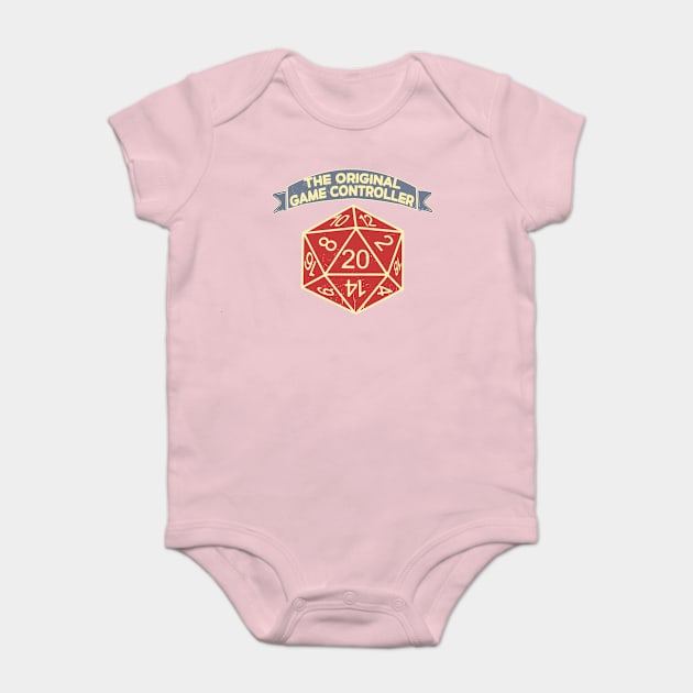 D20 The Original Game Controller Baby Bodysuit by MMROB